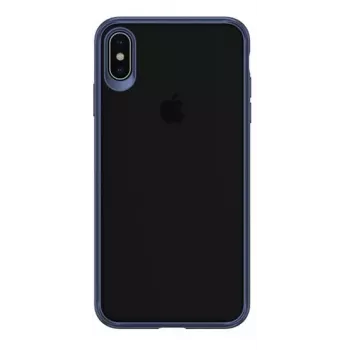 USAMS Apple iPhone XS Max Mant tvrdé puzdro modrá