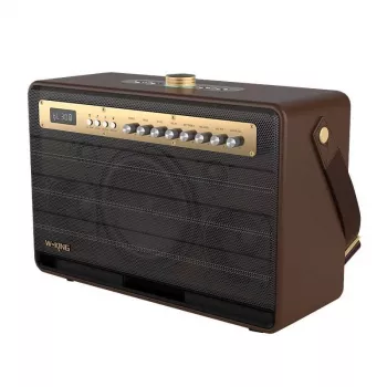 W-KING K6L 120W prenosný Bluetooth reproduktor, hnedý