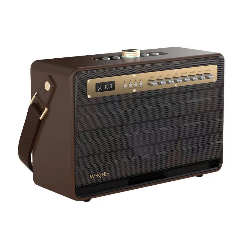 W-KING K6L 120W prenosný Bluetooth reproduktor, hnedý