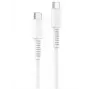 Yesido 60W USB-C na USB-C PVC dátový kábel CA154 biely