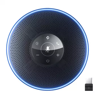 EMEET OfficeCore M2 bezdrôtový konferenčný reproduktor (čierny)