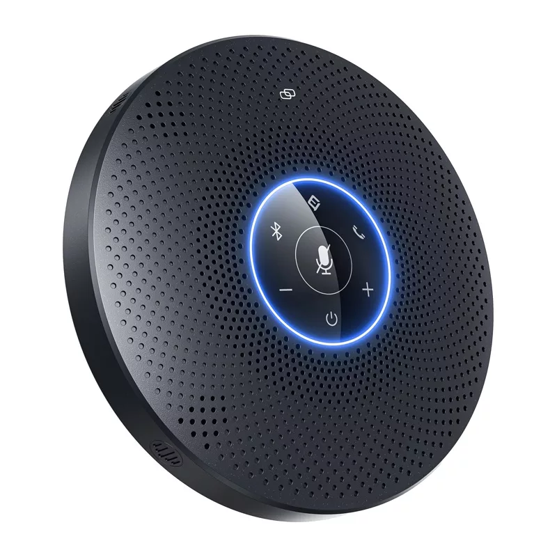 EMEET OfficeCore M2 Max konferenčný reproduktor - 8-mikrofónové pole, 360° snímanie, USB-C/Bluetooth 5.0, 24h batéria, Daisy Chain
