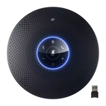 EMEET OfficeCore M2 Max konferenčný reproduktor - 8-mikrofónové pole, 360° snímanie, USB-C/Bluetooth 5.0, 24h batéria, Daisy Chain
