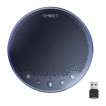 EMEET OfficeCore M3 konferenčný reproduktor - 8-mikrofónové pole, AI potlačenie šumu, Bluetooth 5.1, USB-C, 18h batéria