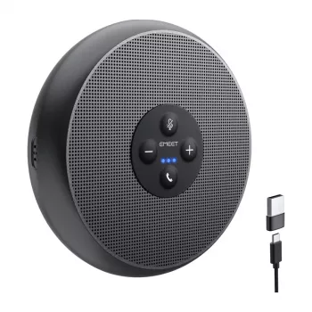EMEET OfficeCore M1A konferenčný reproduktor - USB-C & Bluetooth 5.0, AI potlačenie šumu, 360° snímanie hlasu