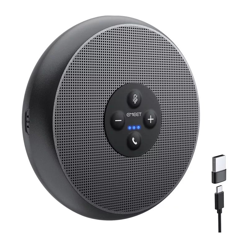 EMEET OfficeCore M1A konferenčný reproduktor - USB-C & Bluetooth 5.0, AI potlačenie šumu, 360° snímanie hlasu