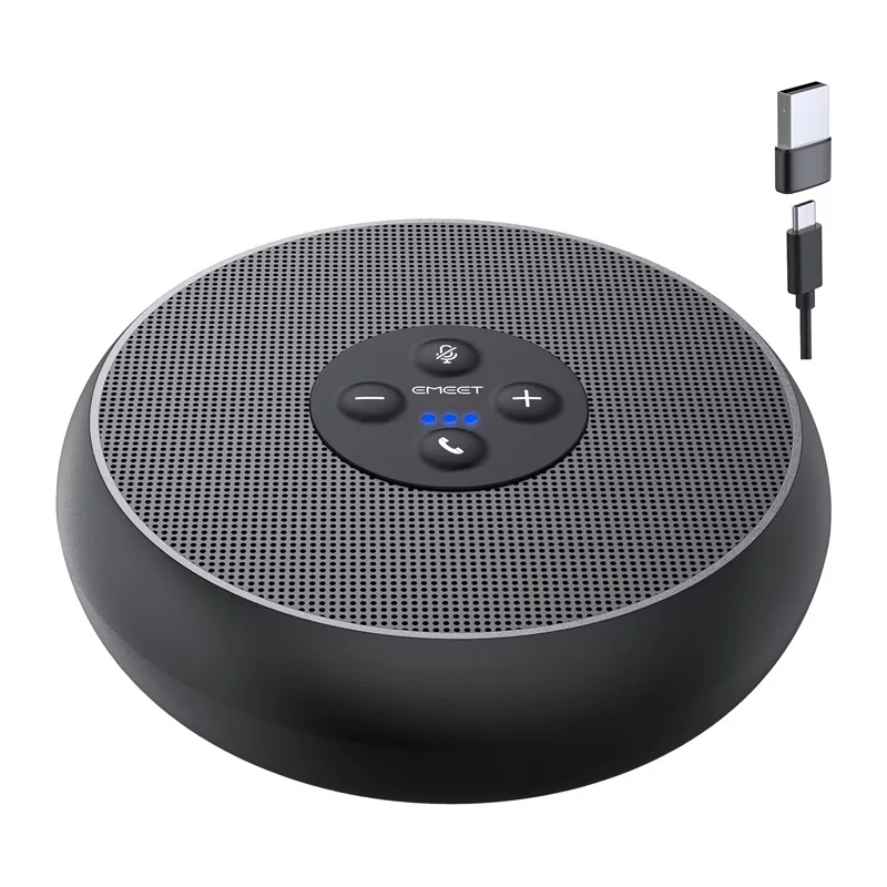 EMEET OfficeCore M1A konferenčný reproduktor - USB-C & Bluetooth 5.0, AI potlačenie šumu, 360° snímanie hlasu