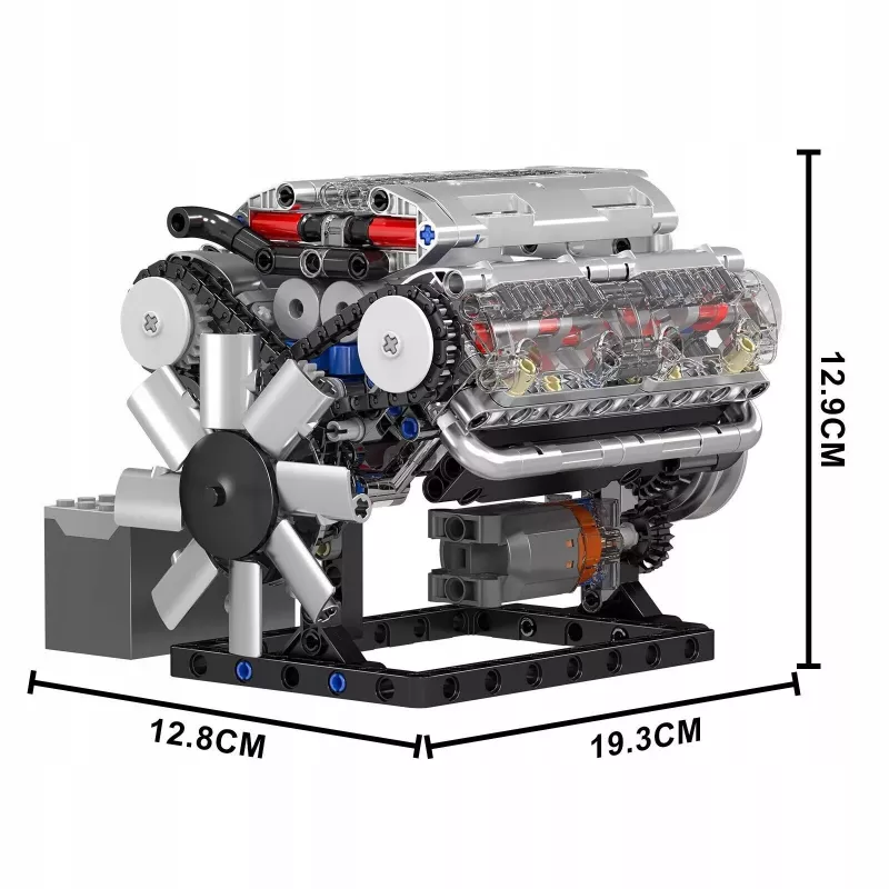 MOULD KING V8 Engine stavebnica 10088S - 552 dielov