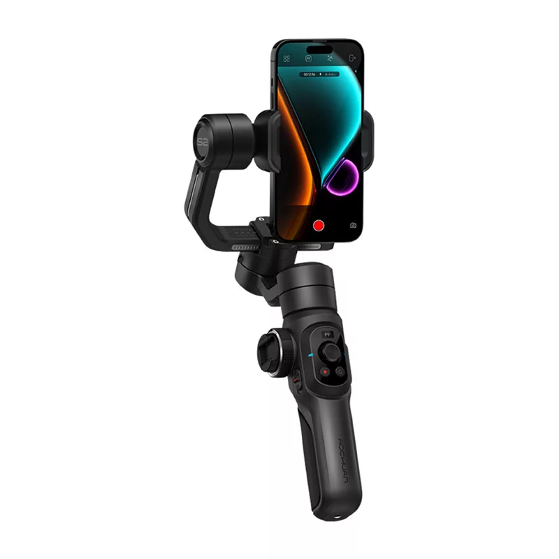 AOCHUAN S2 stabilizátor gimbal na smartphone 3-osový čierny