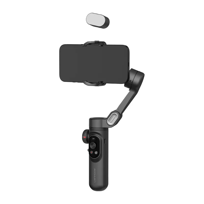 AOCHUAN X Pro gimbal s RGB osvetlením (čierna)