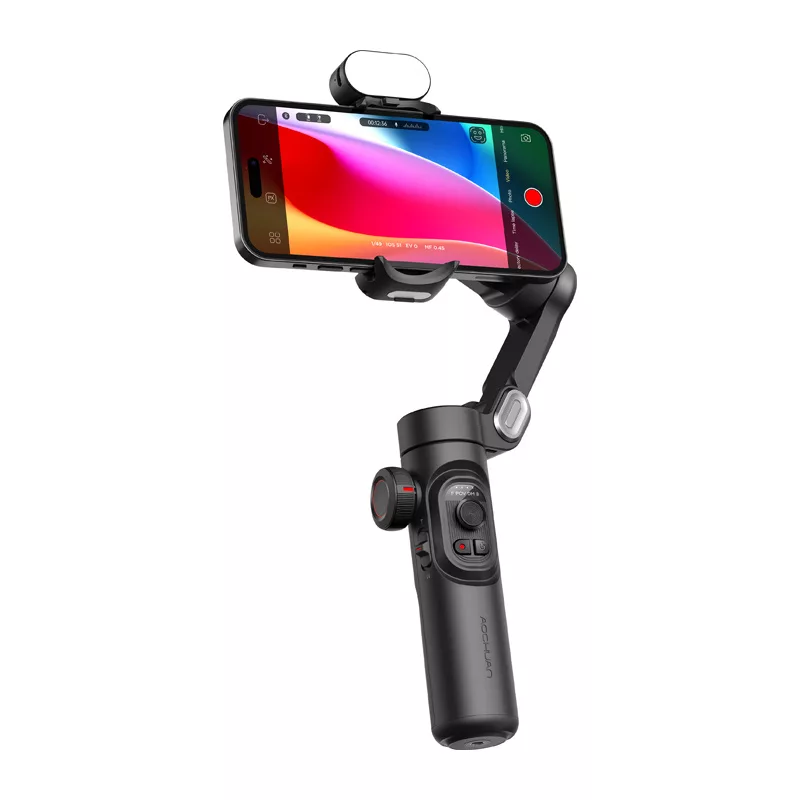 AOCHUAN XE gimbal s RGB osvetlením (čierna)