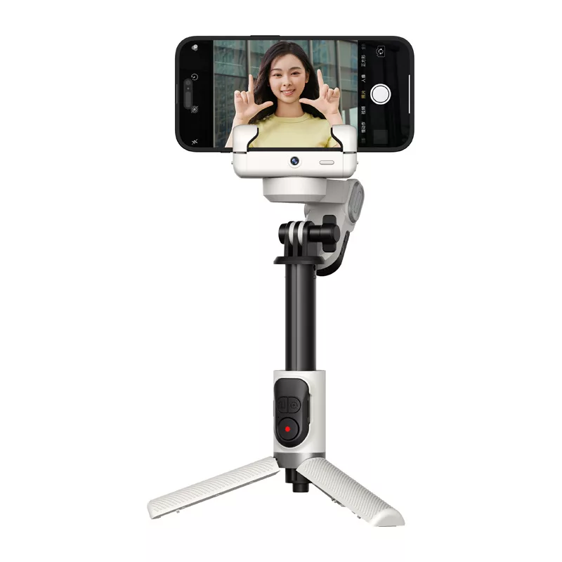 AOCHUAN M1 Pro gimbal s RGB osvetlením (biela)