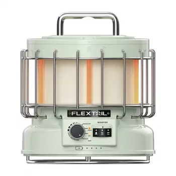 Flextail MAX Lantern zvlhčovač kempingové svetlo (zelené) - 3-in-1 prenosná lampáš, zvlhčovač a power banka