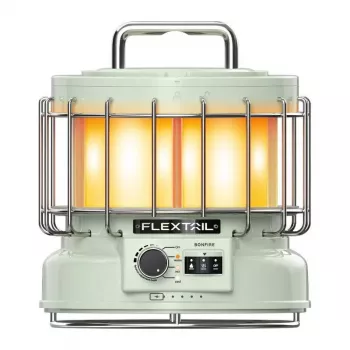 Flextail MAX Lantern zvlhčovač kempingové svetlo (zelené) - 3-in-1 prenosná lampáš, zvlhčovač a power banka