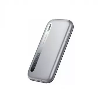 Eaton Rokid Station 2 strieborná - Android TV 11 streamovací mediálny prehrávač s 32 GB úložiskom, Bluetooth 5.0, Wi-Fi 5, 5000 mAh batéria