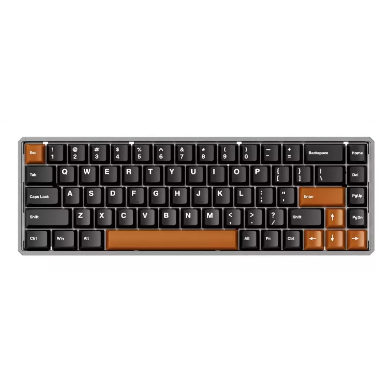 AKKO MOD68-HE Wireless 65% Hall Effect mechanická klávesnica - čierna