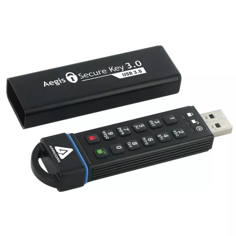 Apricorn Aegis Secure Key 3.0 60GB USB 3.0 flash disk, FIPS 140-2 Level 3, hardvérovo šifrovaný
