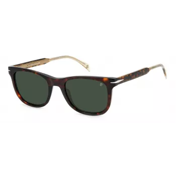 DAVID BECKHAM DB-1113-S-086 slnečné okuliare Havana zelená hranaté