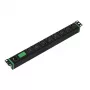 APC Easy Rack PDU Basic, horizontálny, 1-fázový, 3,7 kW, 230 V, 16 A, 8x C13, vstup C20