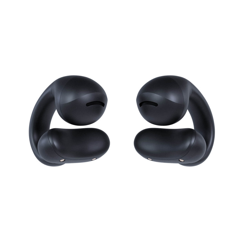 Happy Plugs Clip bezdrôtové open-ear klipové slúchadlá (čierne)