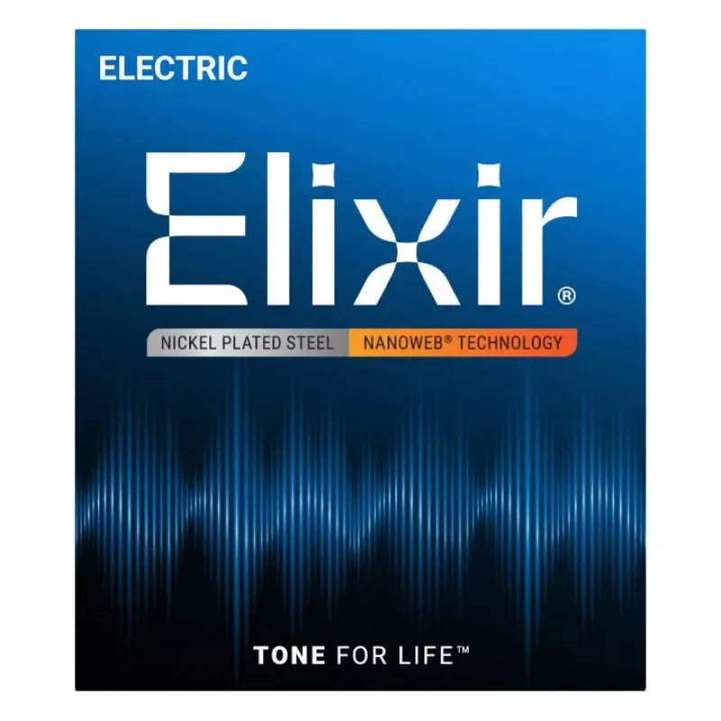 Elixir Strings 12002 Nanoweb struny na elektrickú gitaru, Super Light .009-.042, balenie 6 ks