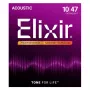 Elixir 16002 NANOWEB Phosphor Bronze Extra Light struny na akustickú gitaru (10-47)