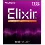 Elixir Strings 16027 Phosphor Bronze Custom Light NANOWEB struny na akustickú gitaru (11-52)