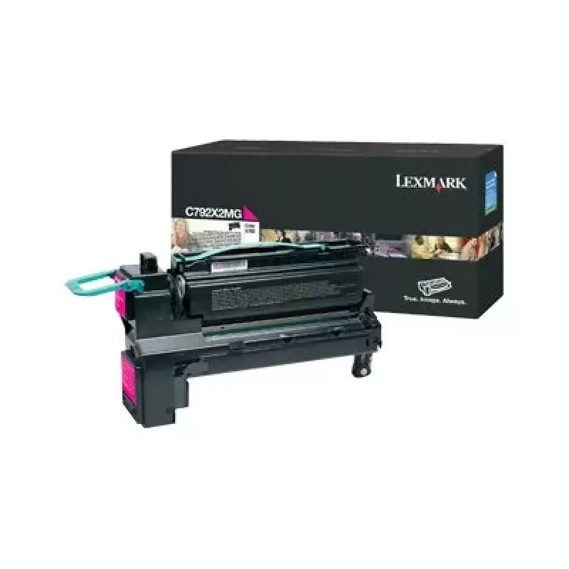 Lexmark vysokovýťažná purpurová tonerová kazeta - C792X2MG