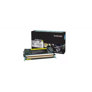 Lexmark X748H1YG originálna tonerová kazeta Return Program žltá vysoká výťažnosť 10 000 strán pre sériu X748