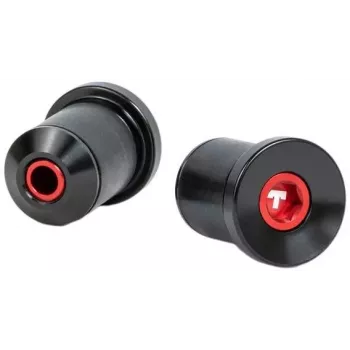 Tilt Bar Ends 22 Size - čierna - nylonový kompozit - pár
