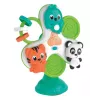 Clementoni Happy Animal Carousel hudobný kolotoč do postieľky s projektorom hviezdnej oblohy