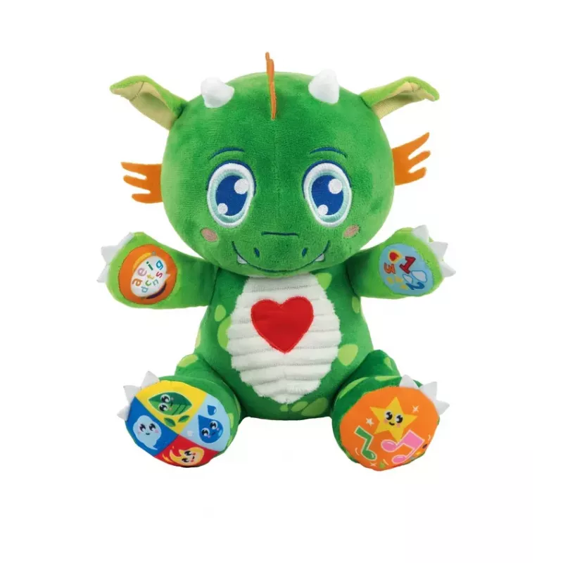 Clementoni Baby priateľský drak interaktívna vzdelávacia hračka – poľský jazyk – 50938