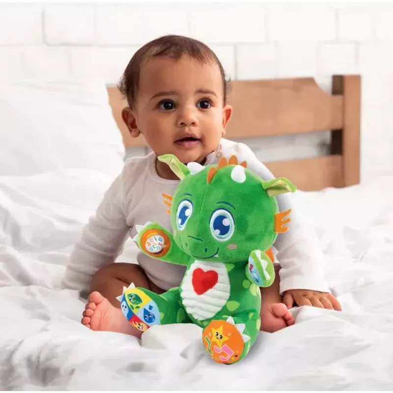 Clementoni Baby priateľský drak interaktívna vzdelávacia hračka – poľský jazyk – 50938
