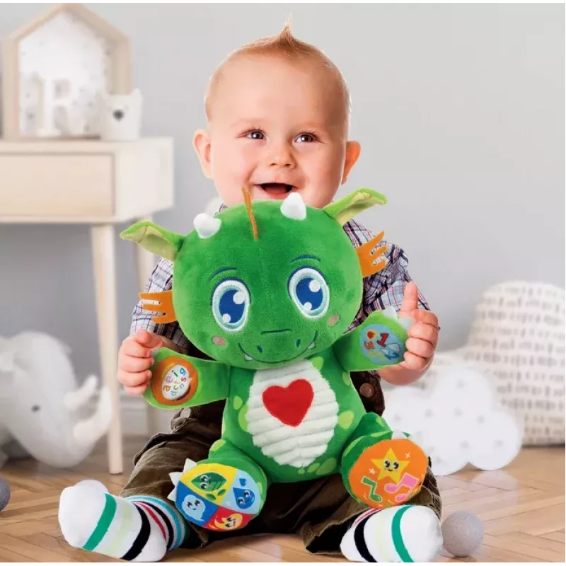 Clementoni Baby priateľský drak interaktívna vzdelávacia hračka – poľský jazyk – 50938