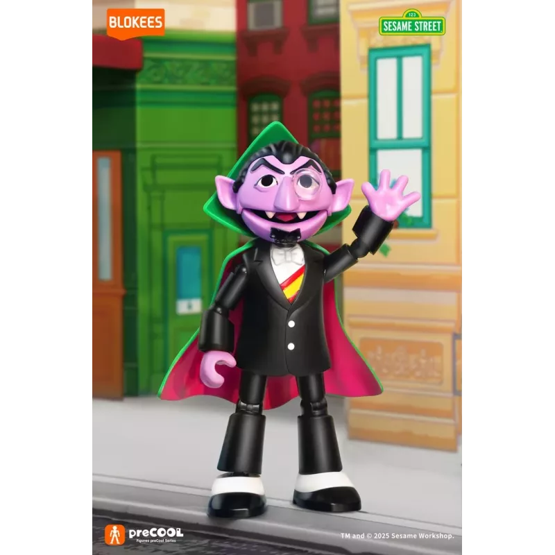 BLOKEES SESAME STREET FIGURES preCOOL S1 - COUNT VON COUNT zberateľská stavebná figúrka