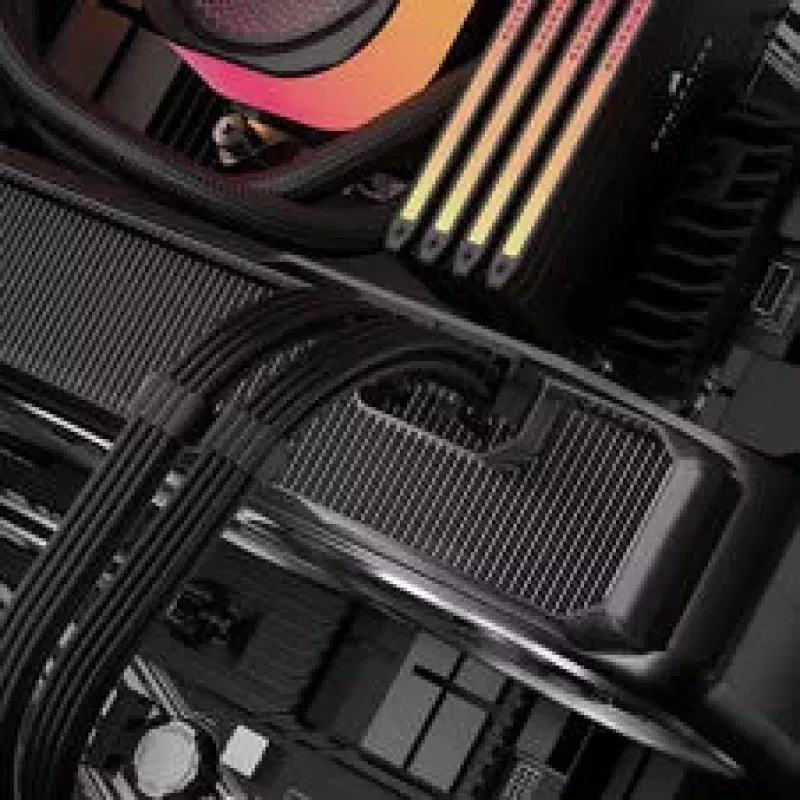 Corsair Premium Sleeved DC kábel štartovacia sada pre Type-5 napájacie zdroje – čierna