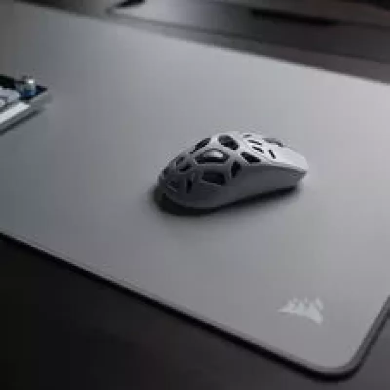 CORSAIR MM herná podložka pod myš, textilný povrch, okraje proti strapkaniu – sivá, XL
