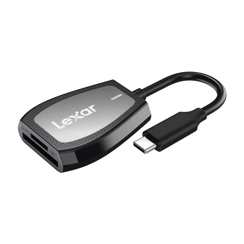 Lexar Dual-Slot SD/microSD čítačka pamäťových kariet, USB-C