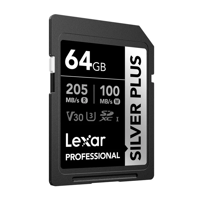 Lexar Professional SILVER PLUS SDXC 64GB pamäťová karta UHS-I U3 V30 A2