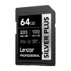 Lexar Professional SILVER PLUS SDXC 64GB pamäťová karta UHS-I U3 V30 A2