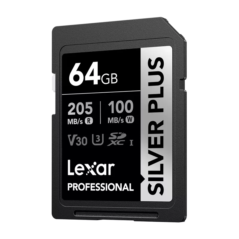 Lexar Professional SILVER PLUS SDXC 64GB pamäťová karta UHS-I U3 V30 A2
