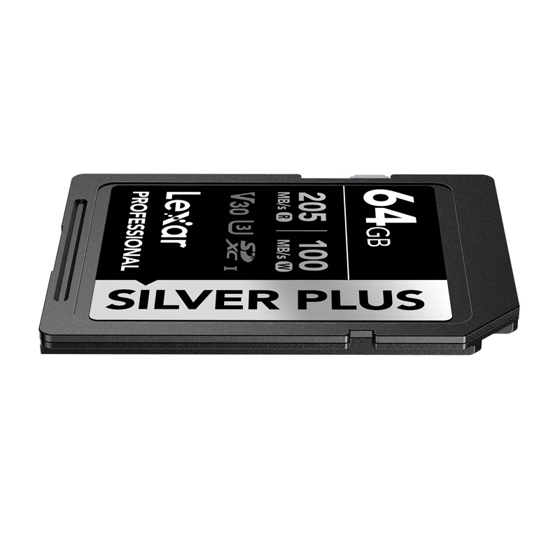 Lexar Professional SILVER PLUS SDXC 64GB pamäťová karta UHS-I U3 V30 A2