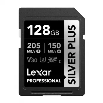 Lexar Professional SILVER PLUS SDXC 128GB pamäťová karta UHS-I U3 V30