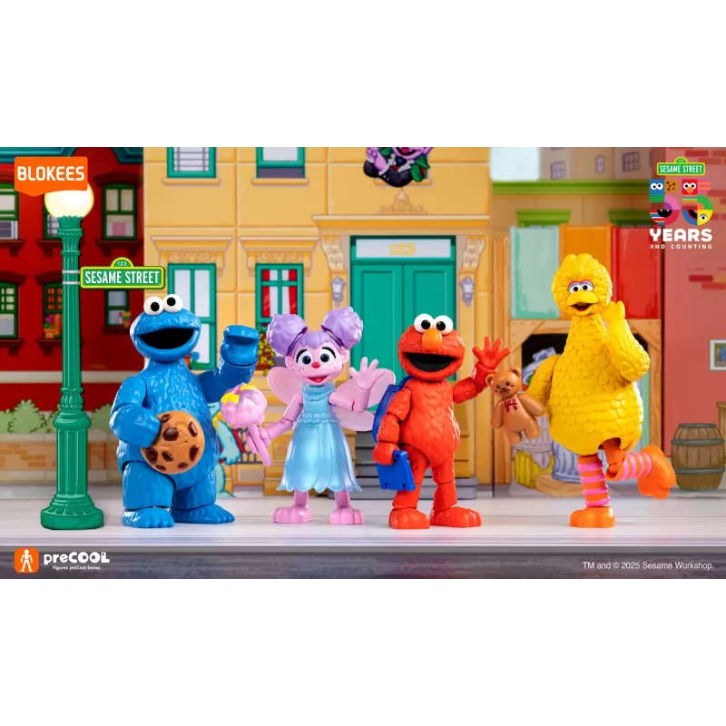 BLOKEES SESAME STREET FIGURES preCOOL S2 - ELMO stavebná figúrka
