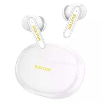 Buxton BTW 7200 Tuya bezdrôtové in-ear slúchadlá s nabíjacím puzdrom, biela