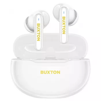 Buxton BTW 7200 Tuya bezdrôtové in-ear slúchadlá s nabíjacím puzdrom, biela
