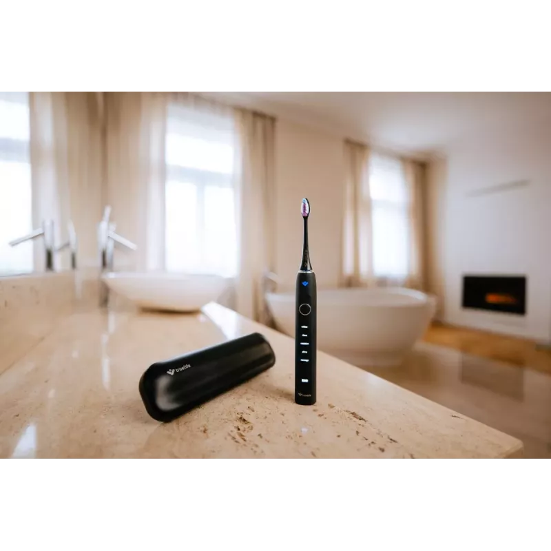 TrueLife SonicBrush Clean70 UV sonická zubná kefka, čierna