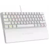 Rampage PLOWERK60 Blue Switch biela mechanická herná klávesnica 60% RGB USB-C