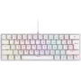 Rampage PLOWERK60 Blue Switch biela mechanická herná klávesnica 60% RGB USB-C