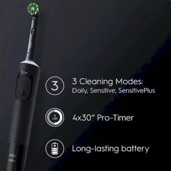 Oral-B Vitality Pro Clean CrossAction elektrická zubná kefka, čierna